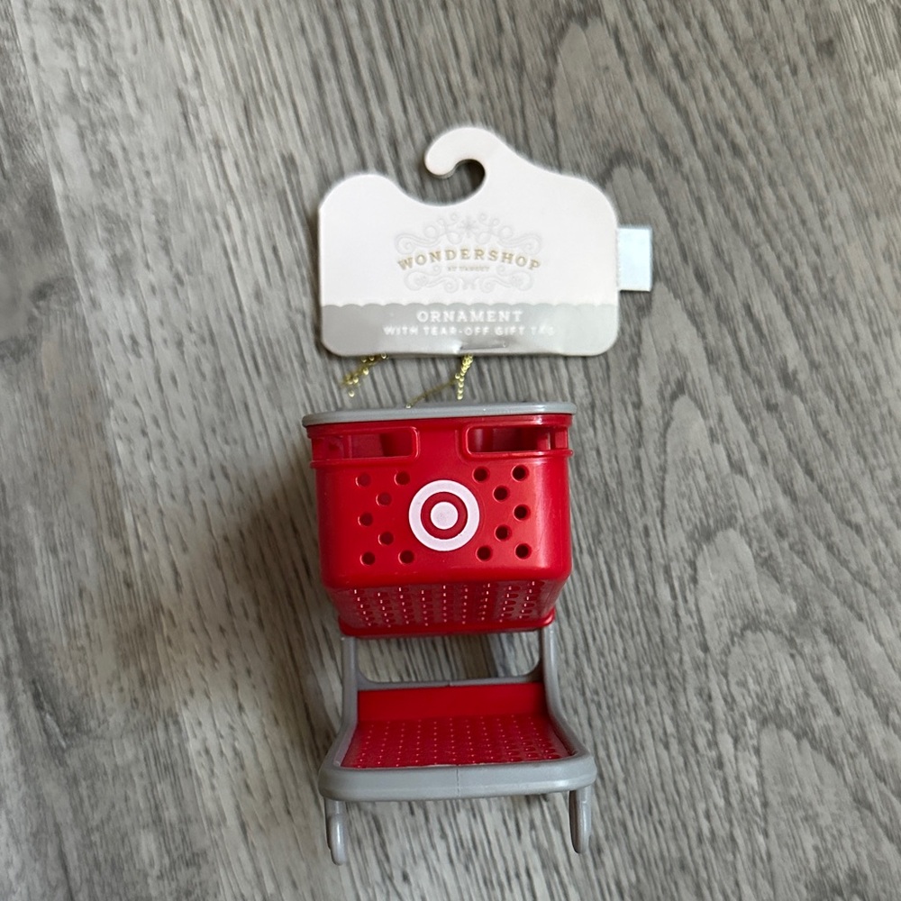 Target Red Shopping Cart Ornament - Picture 2 of 3